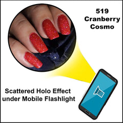 SCATTERED HOLOGRAPHIC NAIL POLISH