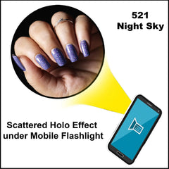 SCATTERED HOLOGRAPHIC NAIL POLISH