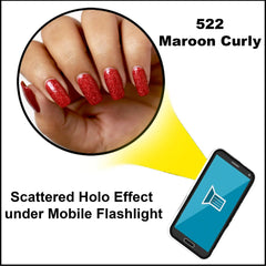 SCATTERED HOLOGRAPHIC NAIL POLISH