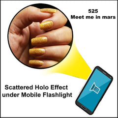 SCATTERED HOLOGRAPHIC NAIL POLISH