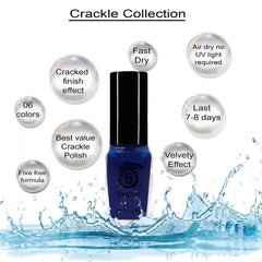 Blue crackle nail polish Benefits