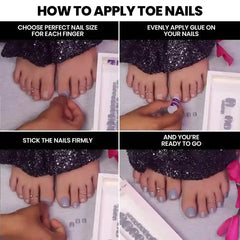 ANIMAL PRINT TOE NAILS (NAIL KIT INCLUDED)