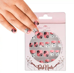 KIDS ANIMAL FALSE NAILS (NAIL KIT INCLUDED)