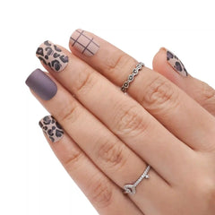 ANIMAL PRINTED NAILS - (NAIL KIT INCLUDED)