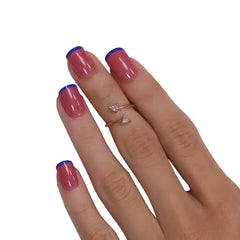 FRENCH TIPS NAILS- (Buy 1 Get 1 Free)