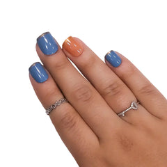 FRENCH COLORFUL NAILS (NAIL KIT INCLUDED)