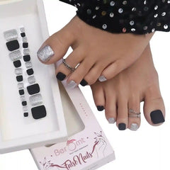 SHINY TOE NAILS (NAIL KIT INCLUDED)