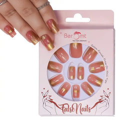 LONG SQUARE FRENCH TIPS (NAIL KIT INCLUDED)