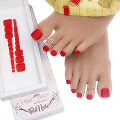 TOE MATTE NAILS (NAIL KIT INCLUDED)