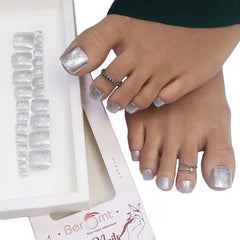 GLITTER TOE NAILS (NAIL KIT INCLUDED)