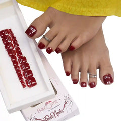 SHINY TOE NAILS (NAIL KIT INCLUDED)