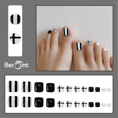 PRINTED TOE NAILS (NAIL KIT INCLUDED)