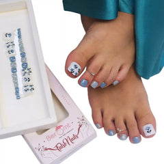 PRINTED TOE NAILS (NAIL KIT INCLUDED)