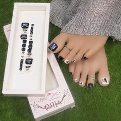 TOE PRINTED NAILS (NAIL KIT INCLUDED)