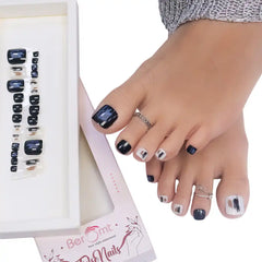 TOE PRINTED NAILS (NAIL KIT INCLUDED)