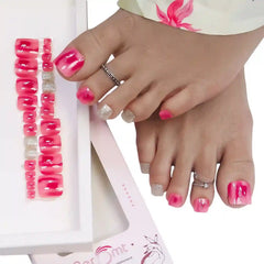 SHINY TOE NAILS (NAIL KIT INCLUDED)