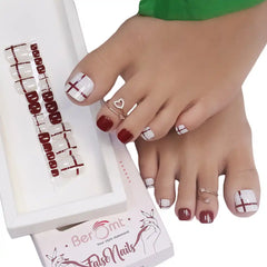 TOE PRINTED NAILS (NAIL KIT INCLUDED)