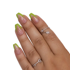 FRENCH COLORFUL NAILS (NAIL KIT INCLUDED)