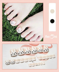 ANIMAL PRINT TOE NAILS (NAIL KIT INCLUDED)