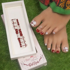 TOE PRINTED NAILS (NAIL KIT INCLUDED)