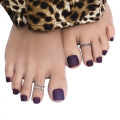 TOE MATTE NAILS (NAIL KIT INCLUDED)