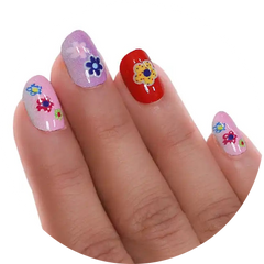 KIDS MIX COLOR NAILS (NAIL KIT INCLUDED)