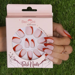 FRENCH COLORFUL NAILS (NAIL KIT INCLUDED)