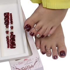 BRIDAL TOE NAILS - (NAIL KIT INCLUDED)