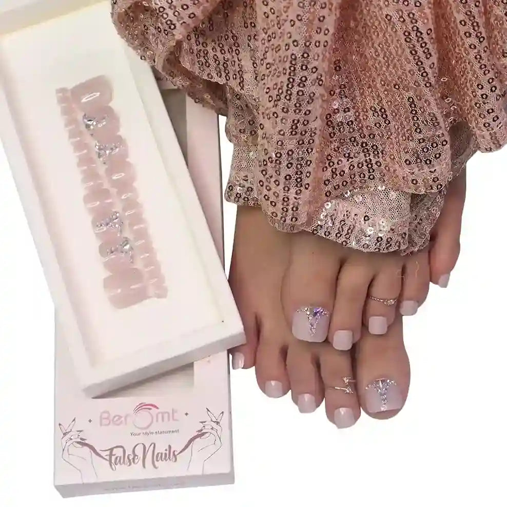 TOE BRIDAL NAILS - (NAIL KIT INCLUDED)