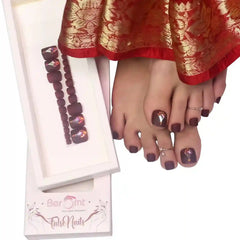 BRIDAL TOE NAILS - (NAIL KIT INCLUDED)