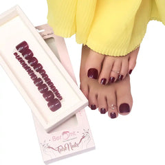 TOE GLOSSY NAILS (NAIL KIT INCLUDED)