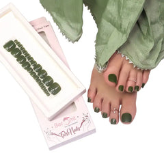 TOE GLOSSY NAILS (NAIL KIT INCLUDED)