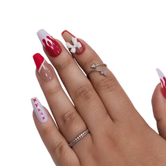 FRENCH TIPS NAILS- (Buy 1 Get 1 Free)