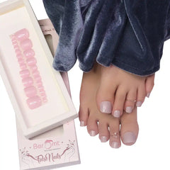 TOE GLOSSY NAILS (NAIL KIT INCLUDED)