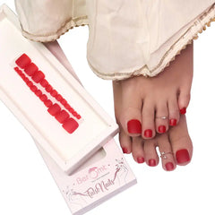 TOE MATTE NAILS (NAIL KIT INCLUDED)