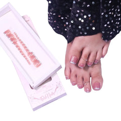 FRENCH TOE NAILS (NAIL KIT INCLUDED)