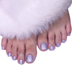 TOE GLITTER NAILS (NAIL KIT INCLUDED)