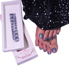 GLITTER TOE NAILS (NAIL KIT INCLUDED)