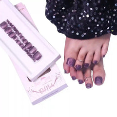 GLITTER TOE NAILS (NAIL KIT INCLUDED)