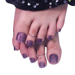 GLITTER TOE NAILS (NAIL KIT INCLUDED)