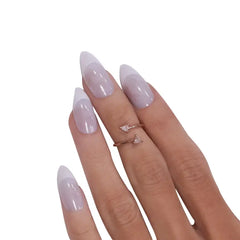 WHITE CLASSIC FRENCH TIPS (NAIL KIT INCLUDED)