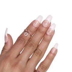 WHITE CLASSIC FRENCH TIPS (NAIL KIT INCLUDED)