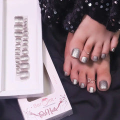 TOE GLITTER NAILS (NAIL KIT INCLUDED)