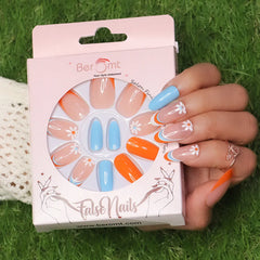 FRENCH COLORFUL NAILS (NAIL KIT INCLUDED)