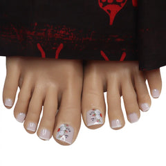 TOE FRENCH NAILS (NAIL KIT INCLUDED)