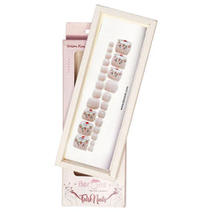 TOE FRENCH NAILS (NAIL KIT INCLUDED)