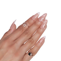 WHITE CLASSIC FRENCH TIPS (NAIL KIT INCLUDED)