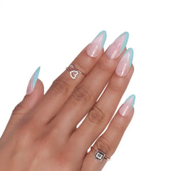 WHITE CLASSIC FRENCH TIPS (NAIL KIT INCLUDED)