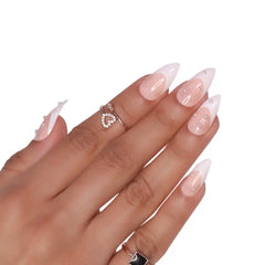 WHITE CLASSIC FRENCH TIPS (NAIL KIT INCLUDED)