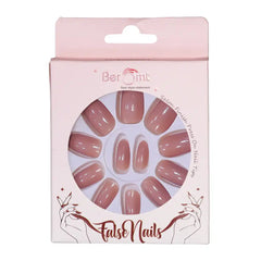 GLOSSY OVAL NAILS (NAIL KIT INCLUDED)